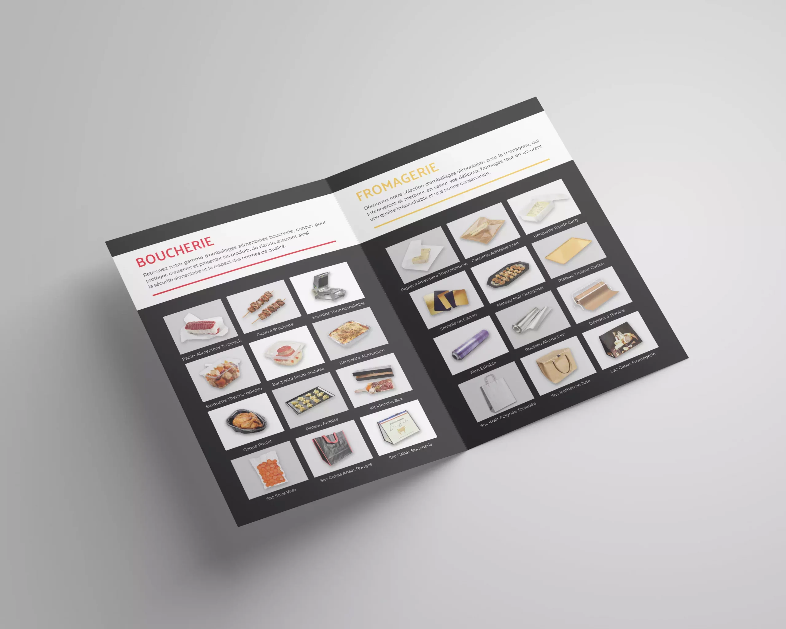 Mockup – Brochure – Produit Metier – Packel Emballages
