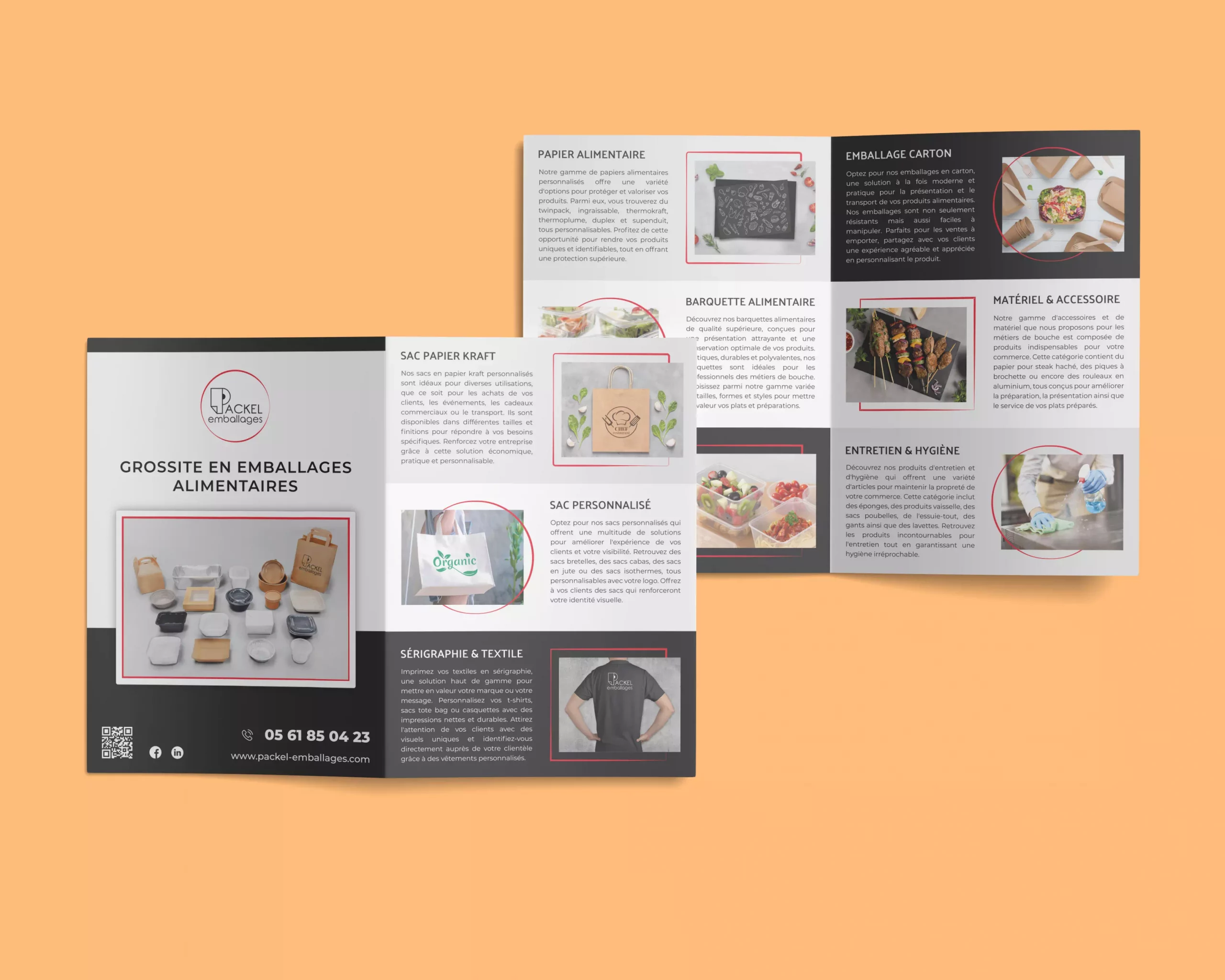 Mockup – Brochure – Produit – Packel Emballages