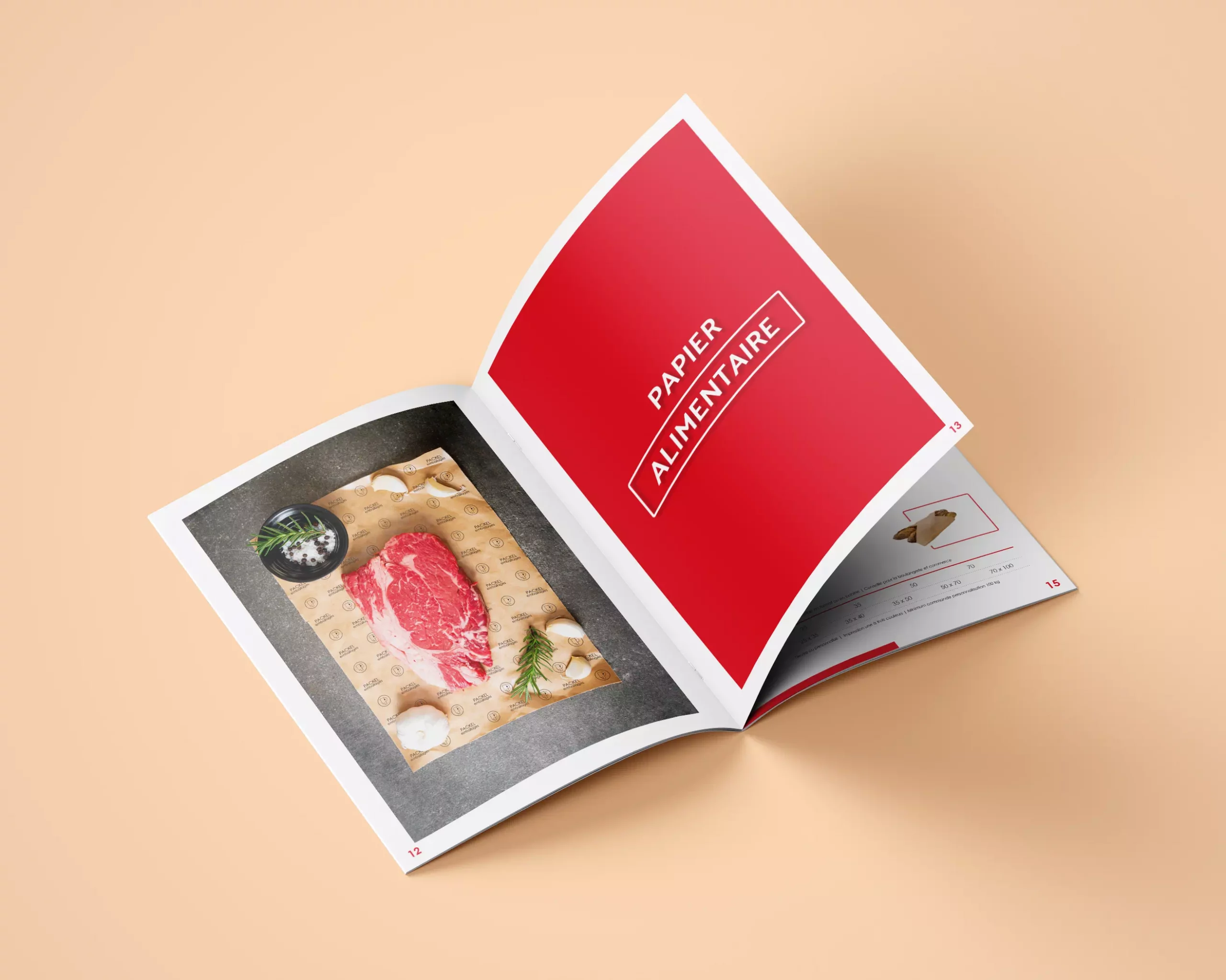 Mockup – Présentation – Catalogue – Packel Emballages